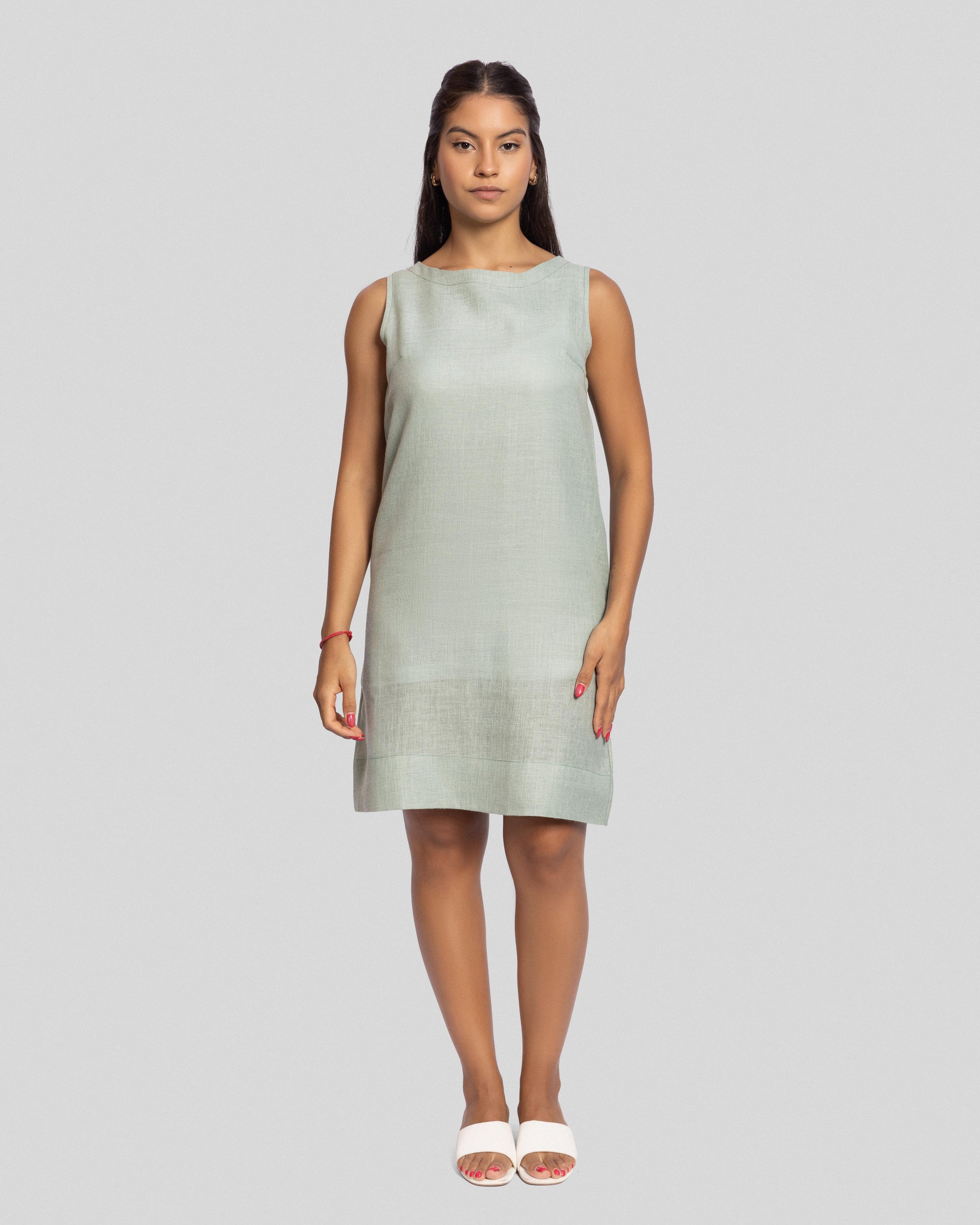Linen Mini Dress